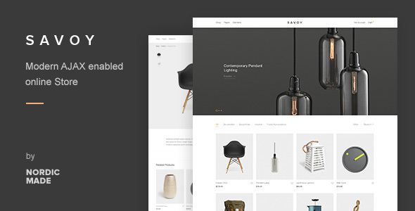 Savoy – WooCommerce 高级商店主题-wordpress免费主题下载